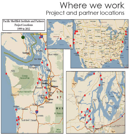 Where we work - project and partner locations